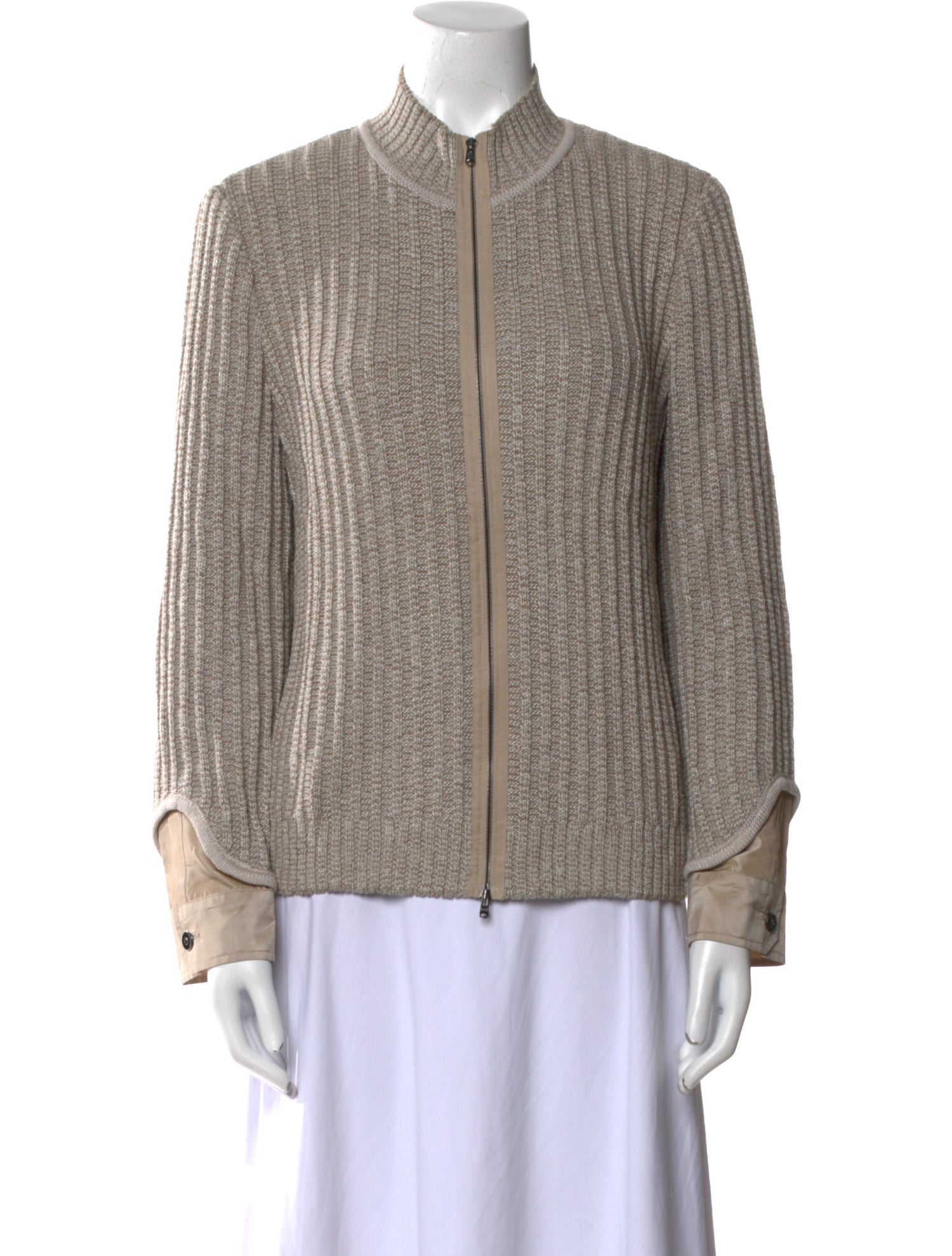 St. John Mock Neck Sweater