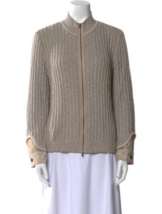 St. John Mock Neck Sweater