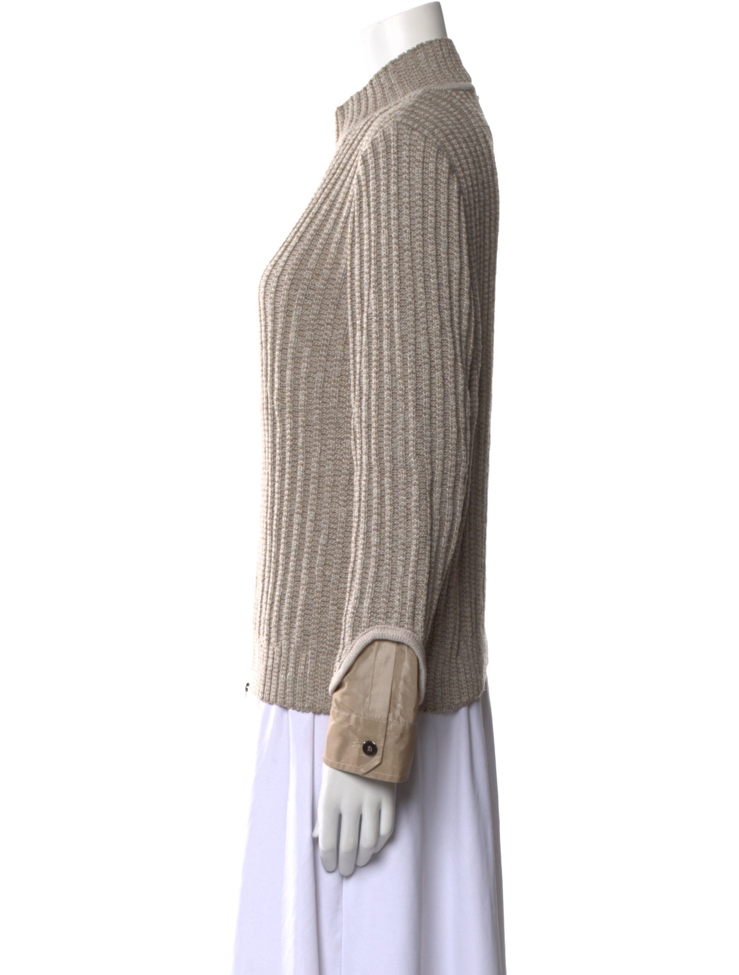 St. John Mock Neck Sweater