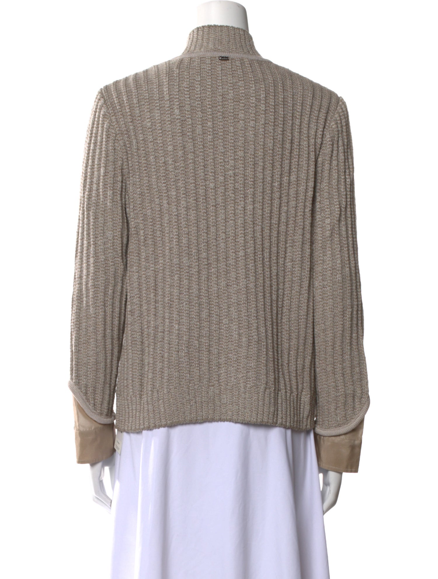 St. John Mock Neck Sweater