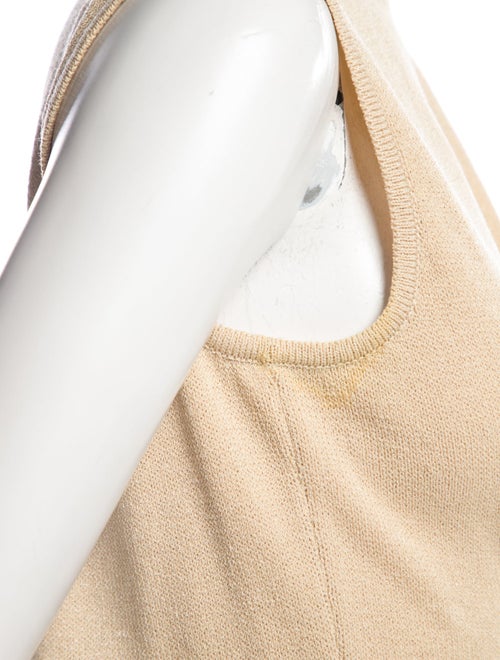 St. John Wool Colorblock Pattern Top