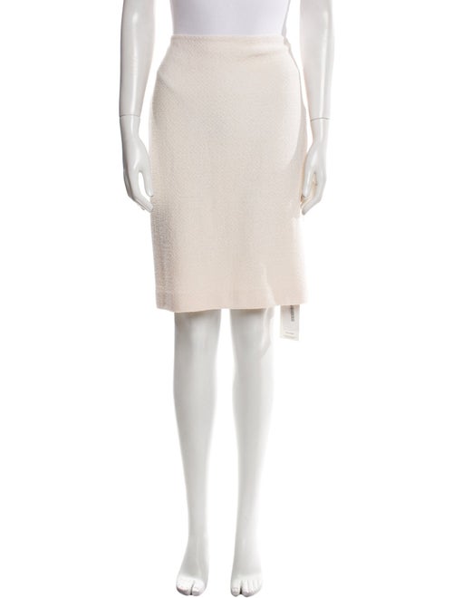 St. John Wool Knee-Length Skirt