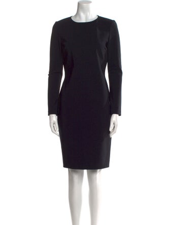St. John Wool Knee-Length Dress