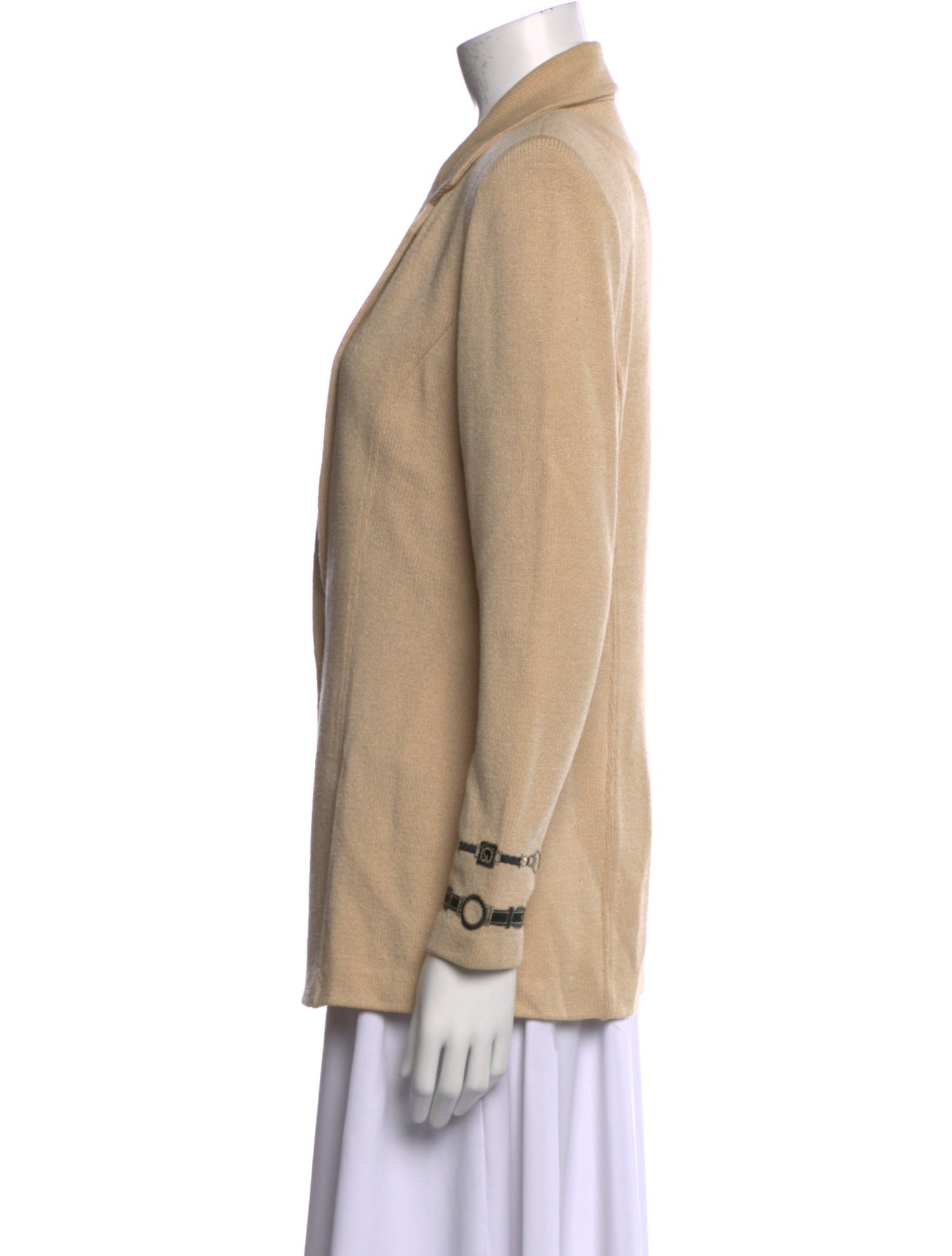 St. John Wool V-Neck Sweater