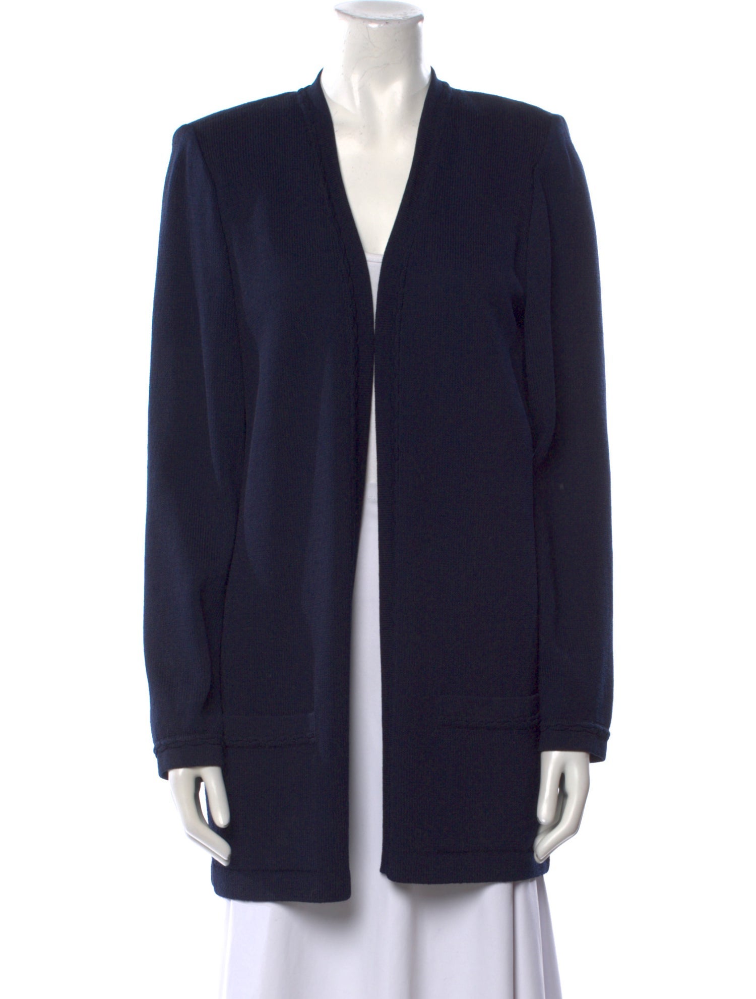 St. John Plunge Neckline Sweater