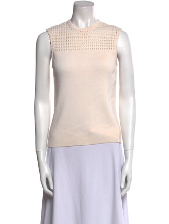 St. John Wool Crew Neck Top
