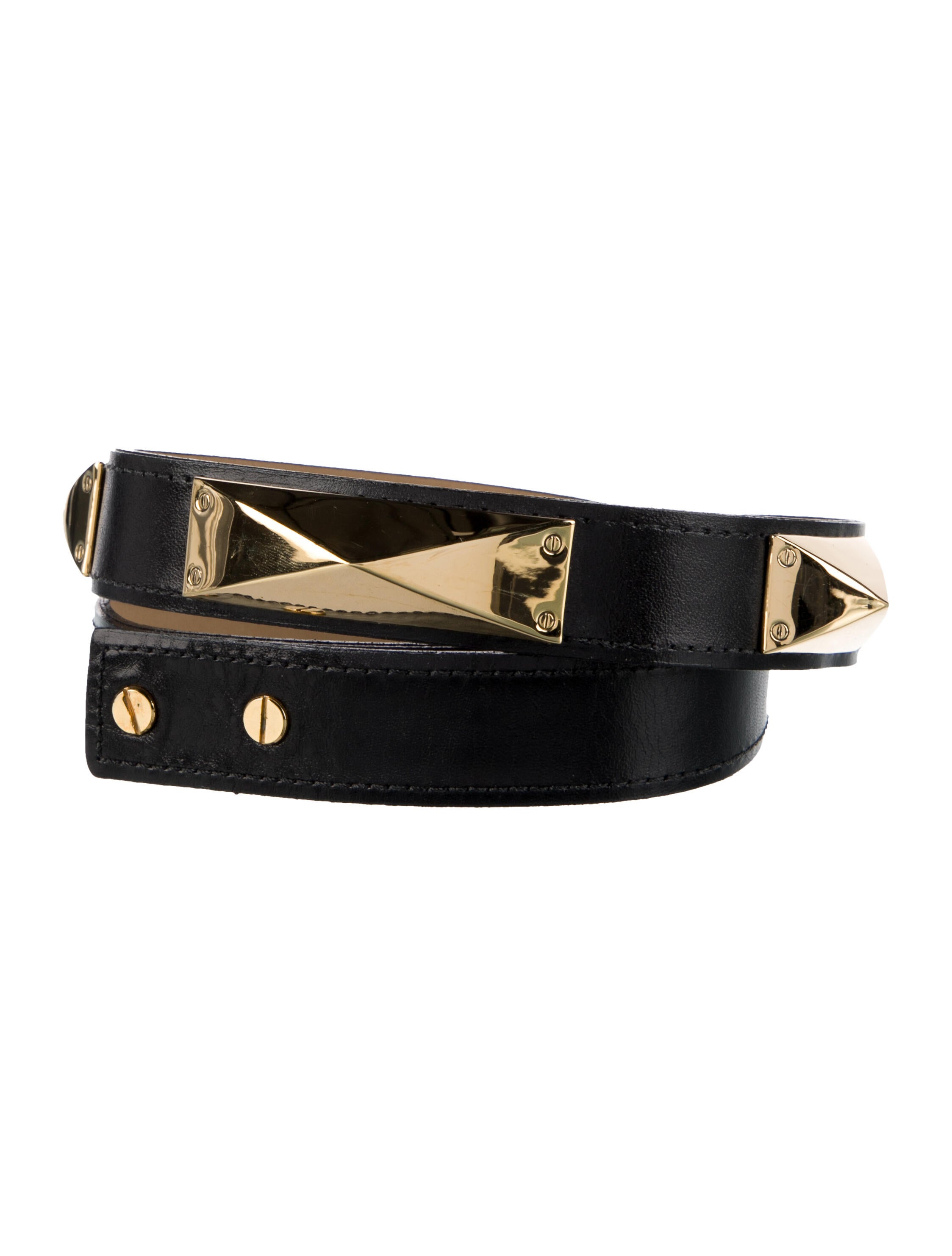 St. John Skinny Leather Belt