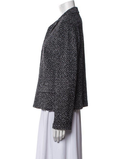 St. John Wool Tweed Pattern Blazer