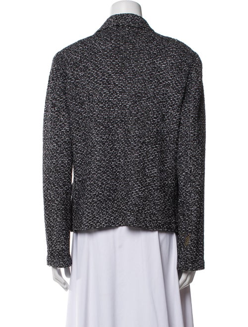 St. John Wool Tweed Pattern Blazer