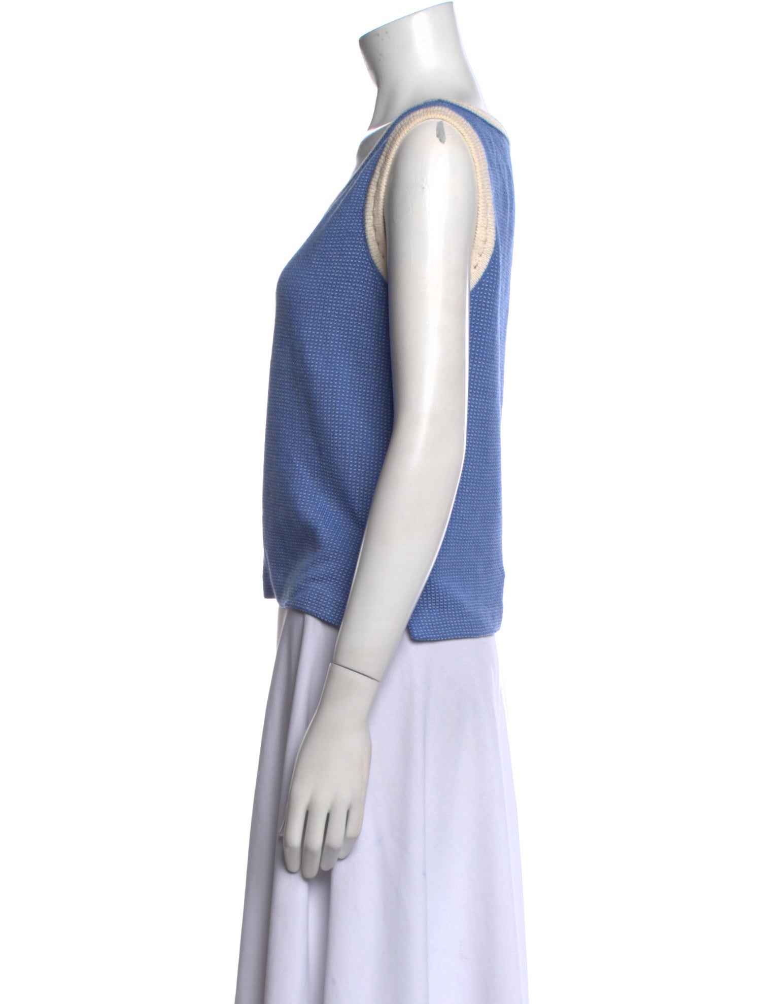 St. John Wool Striped Top