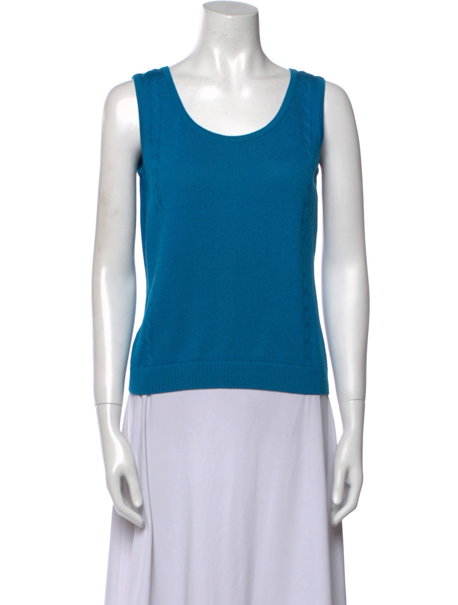 St. John Scoop Neck Sweater