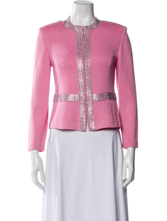 St. John Tweed Pattern Evening Jacket