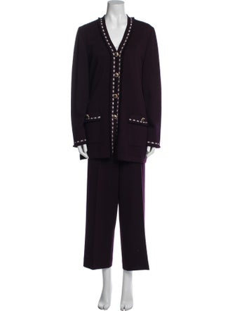 St. John Wool Pant Set