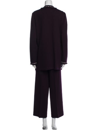 St. John Wool Pant Set