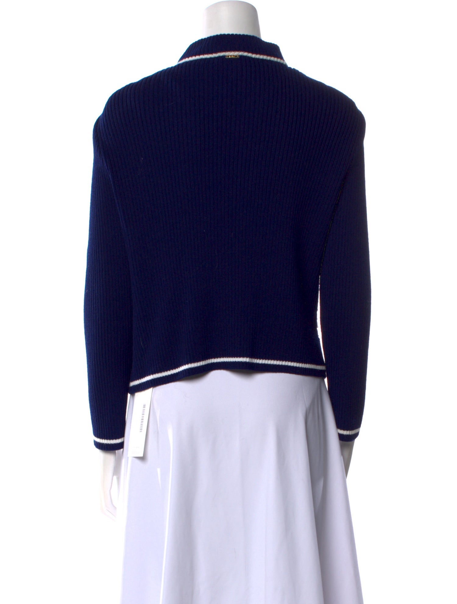St. John Wool Striped Sweatshirt