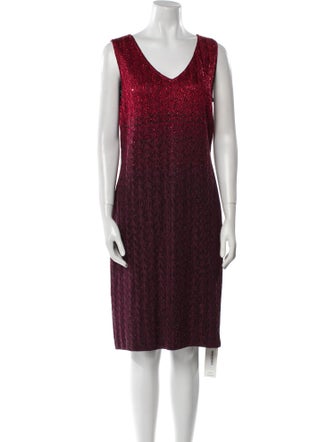 St. John Crystal Embellishments Dress Set