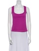St. John Wool Scoop Neck Top