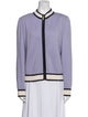 St. John Wool Colorblock Pattern Evening Jacket