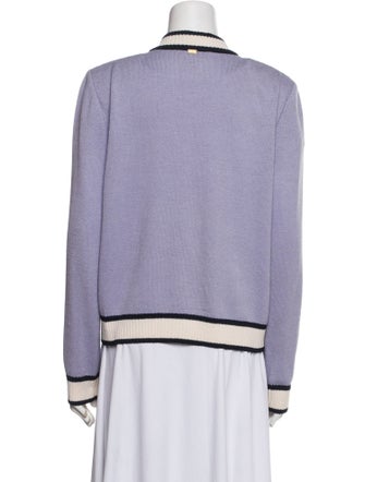 St. John Wool Colorblock Pattern Evening Jacket