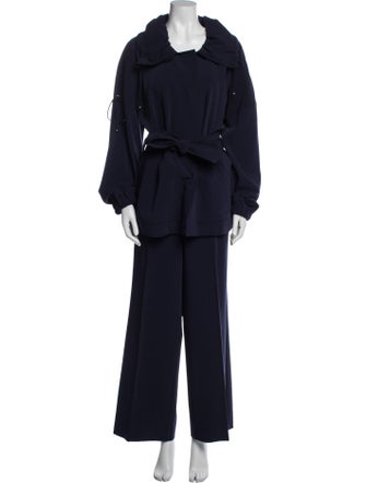 St. John Beaded Accents Pant Set