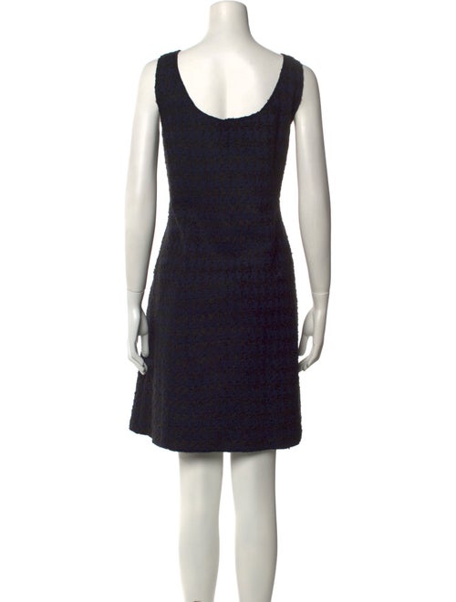 St. John Square Neckline Knee-Length Dress