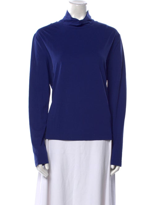 St. John Mock Neck Long Sleeve Sweatshirt