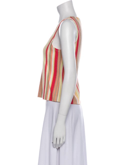 St. John Wool Striped Crop Top