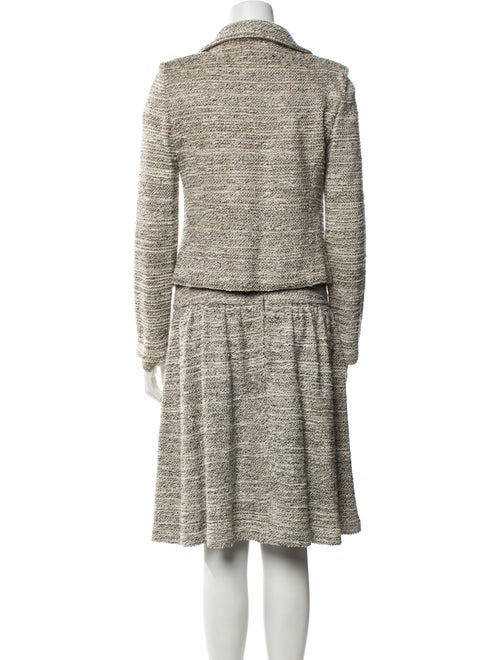 St. John Tweed Pattern Skirt Set