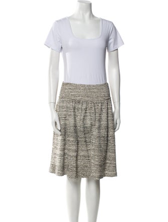 St. John Tweed Pattern Skirt Set
