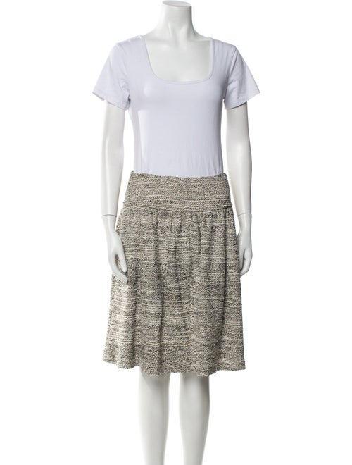 St. John Tweed Pattern Skirt Set
