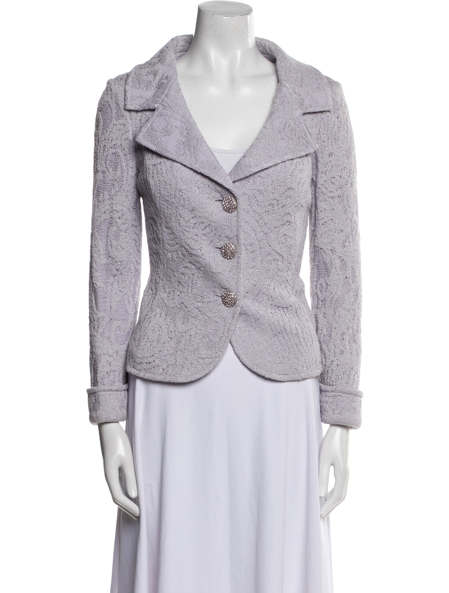 St. John Tweed Pattern Jacket