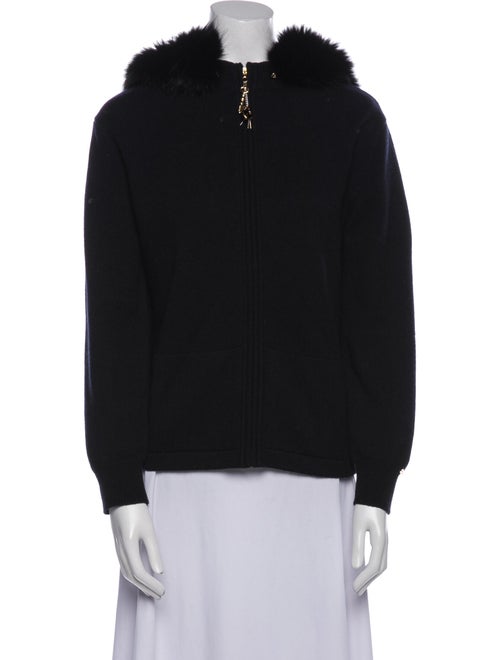 St. John Cashmere Fur Jacket