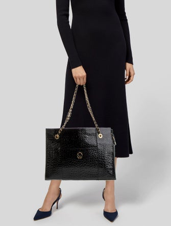 St. John Leather Shoulder Bag