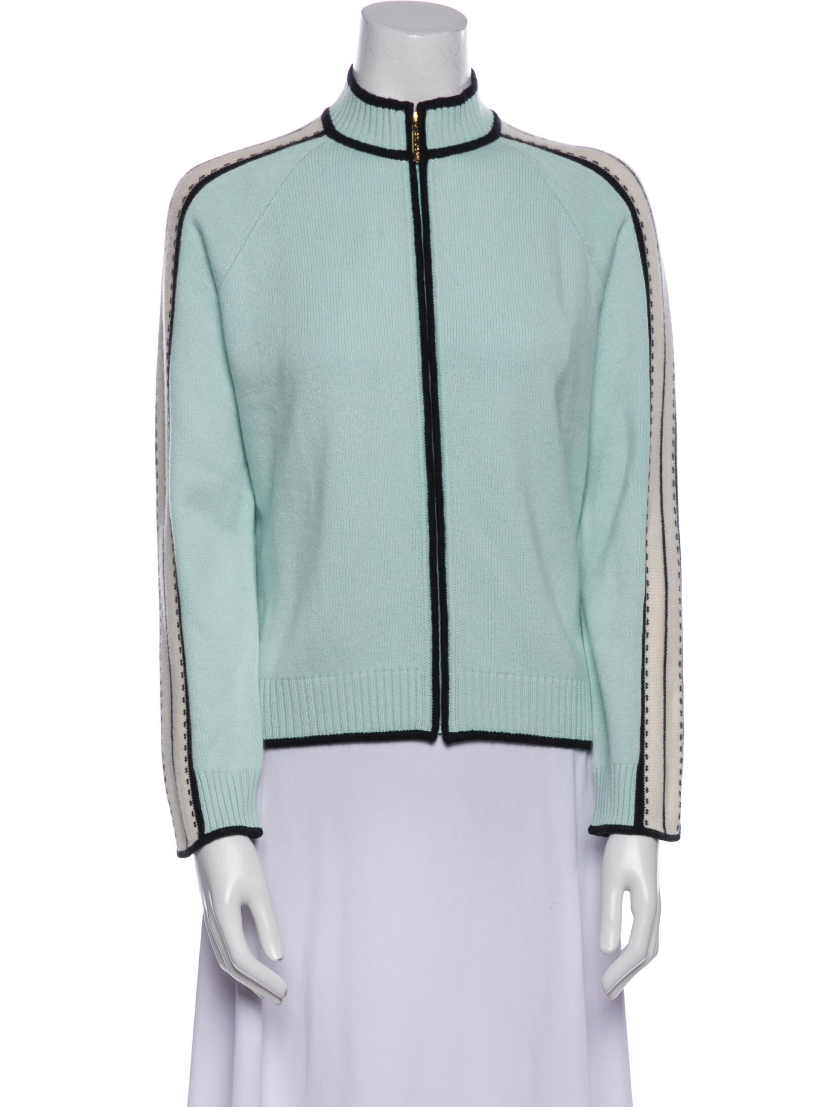 St. John Cashmere Striped Jacket