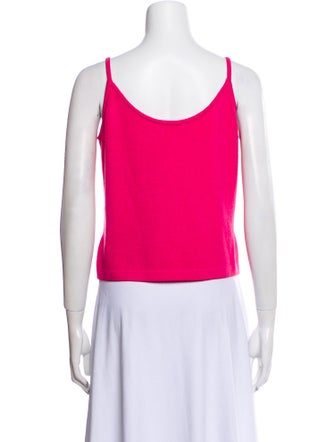 St. John Wool V-Neck Top