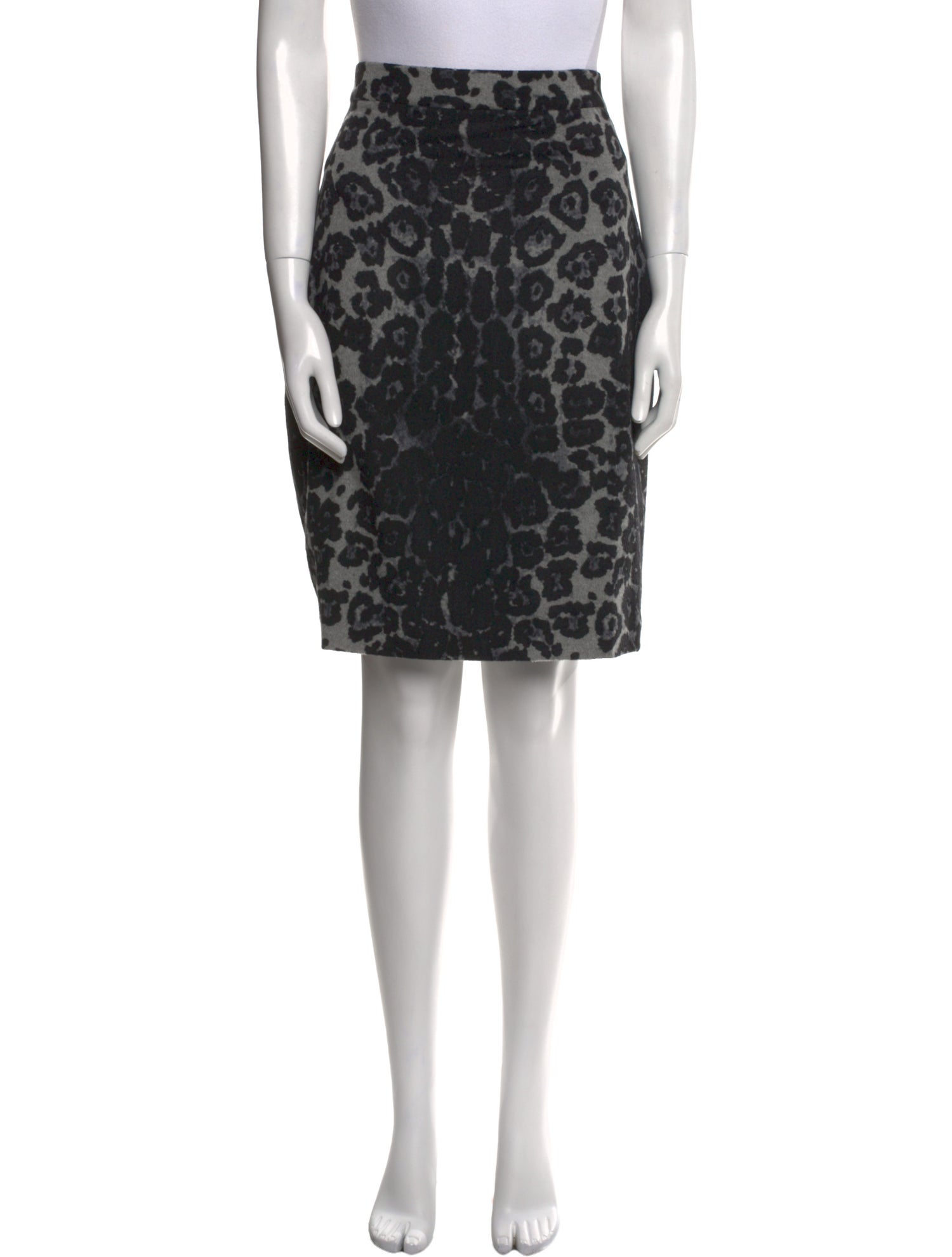 St. John Wool Knee-Length Skirt