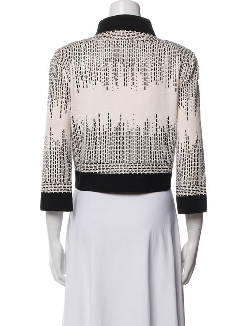 St. John Wool Tweed Pattern Evening Jacket