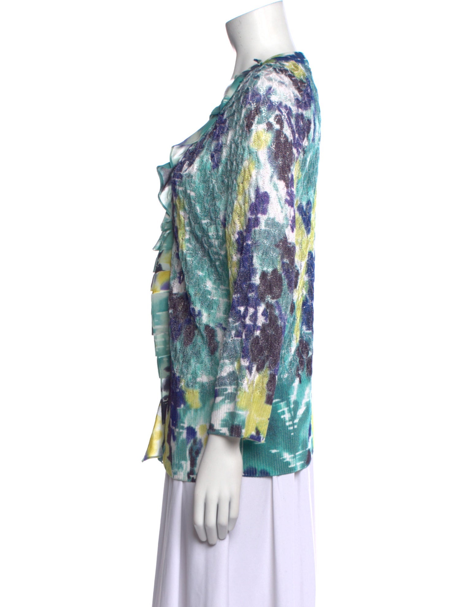 St. John Tie-Dye Print Sweater