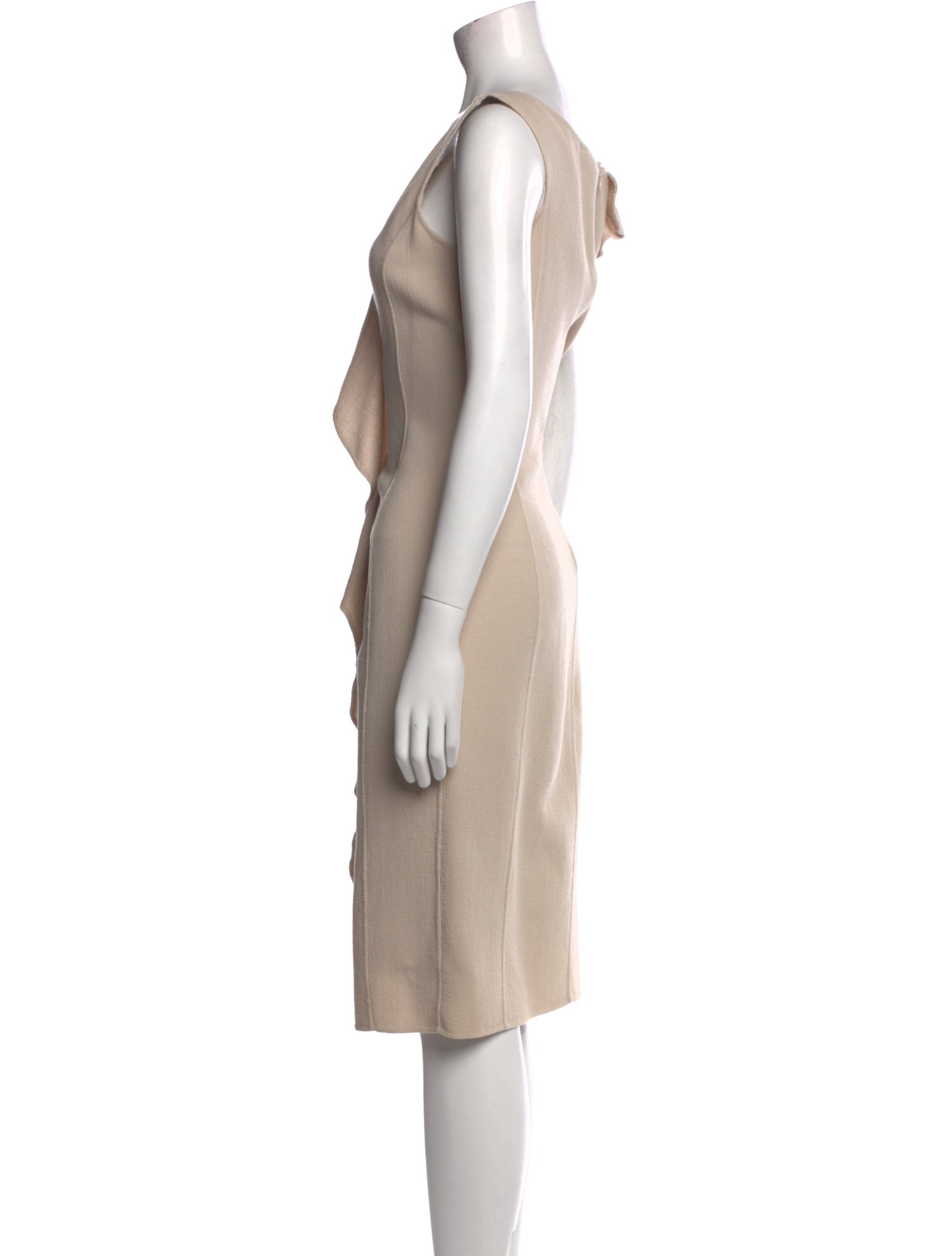 St. John Wool Midi Length Dress