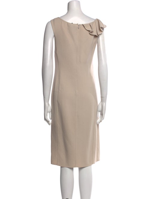 St. John Wool Midi Length Dress