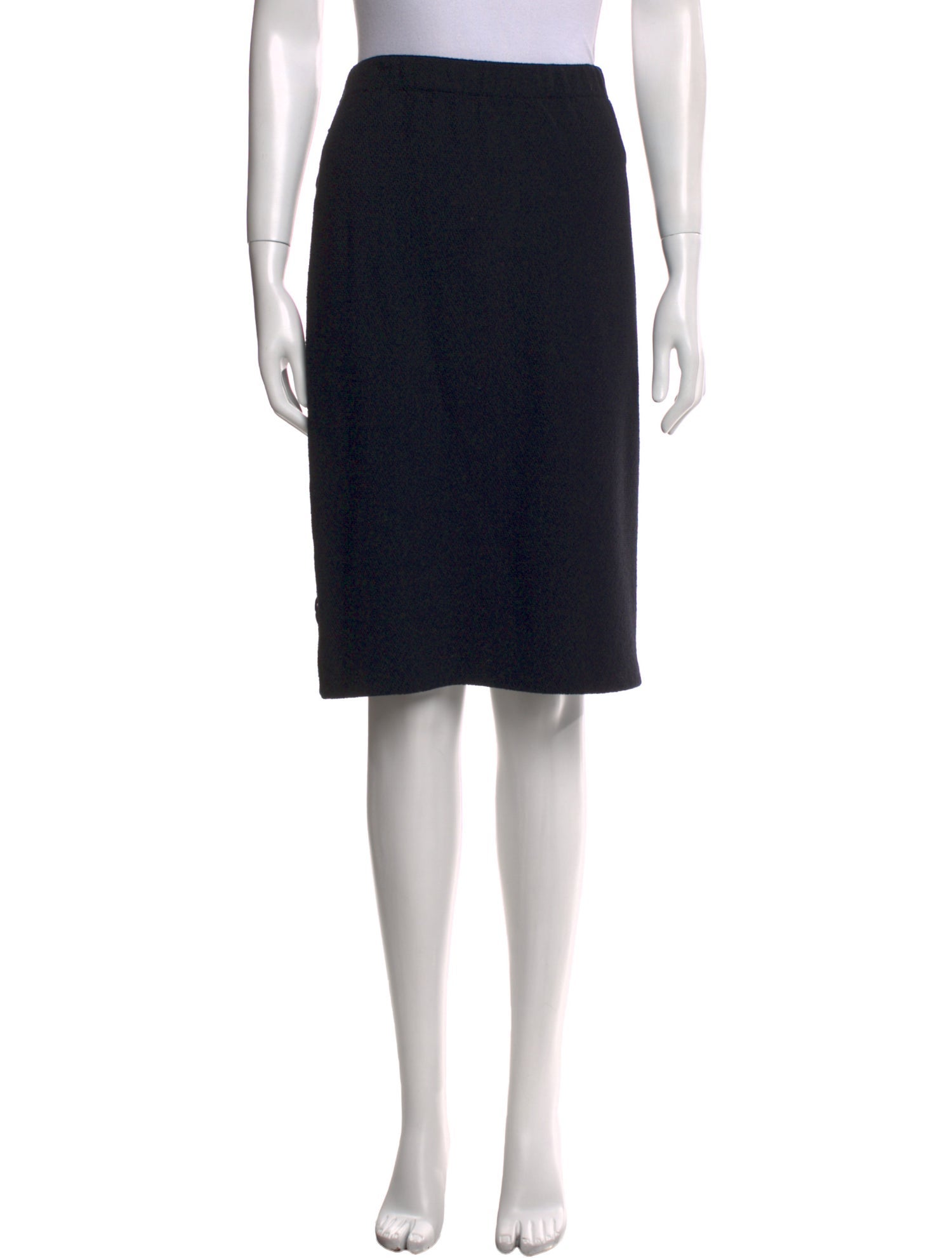 St. John Wool Knee-Length Skirt