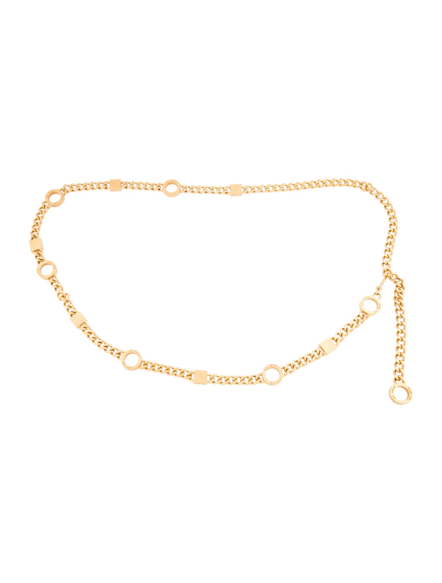 St. John Skinny Metal Waist Belt