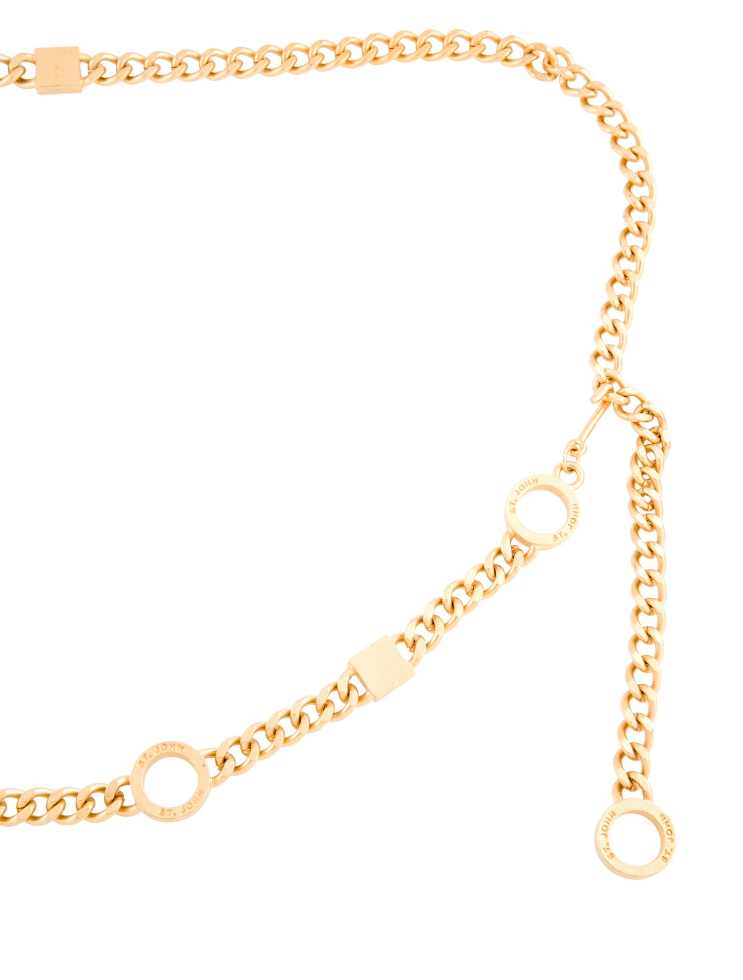 St. John Skinny Metal Waist Belt