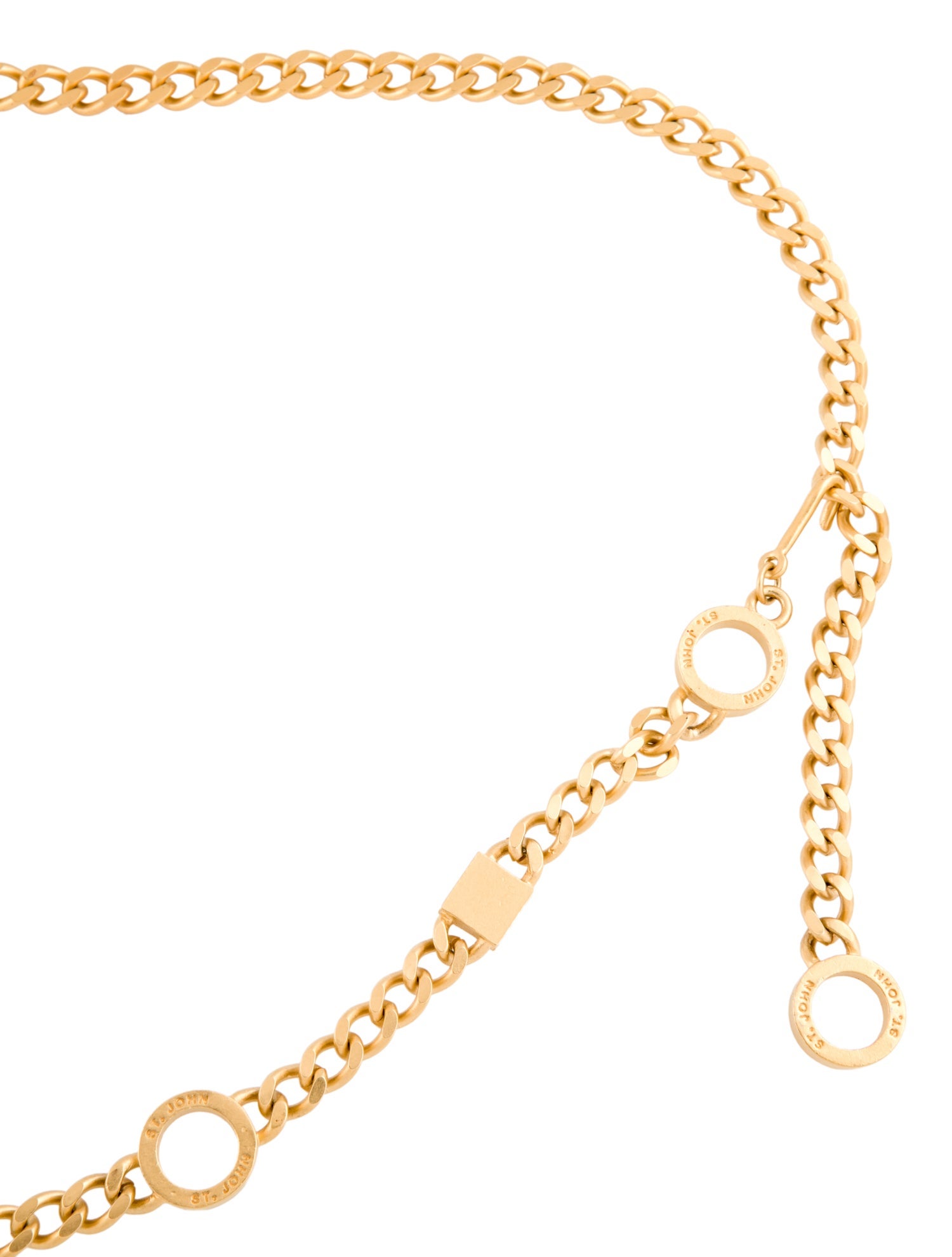 St. John Skinny Metal Waist Belt