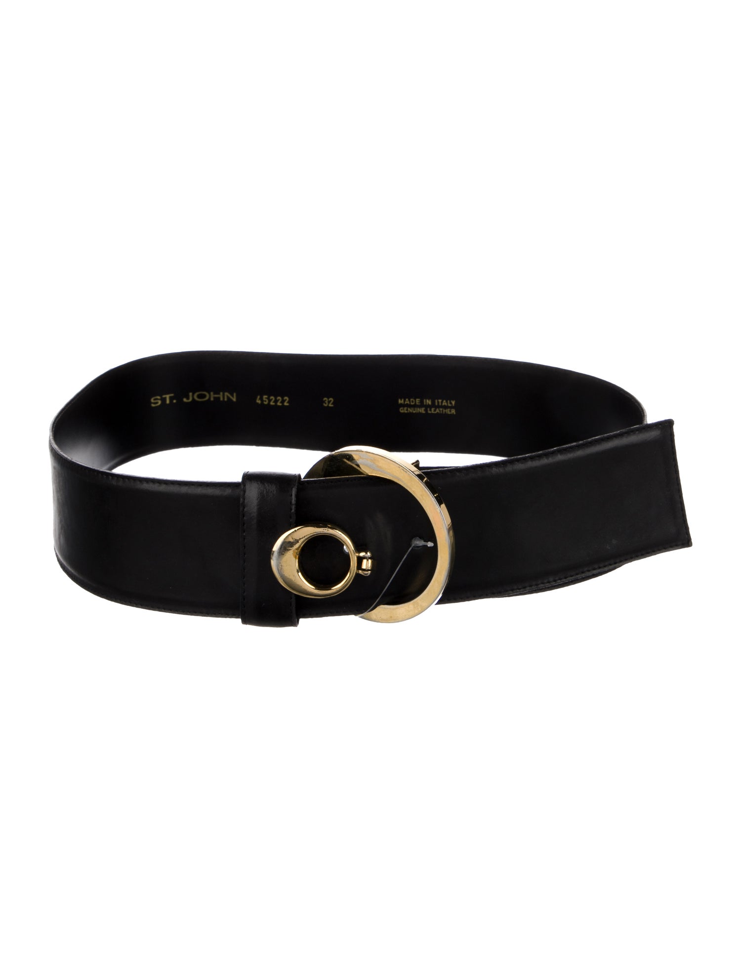 St. John Wide Leather Belt