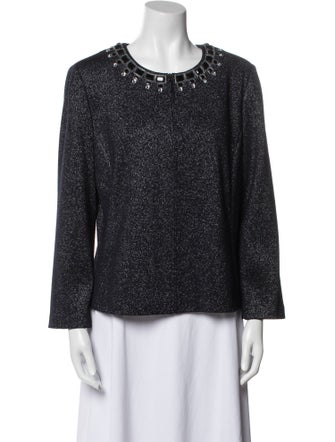 St. John Wool Tweed Pattern Evening Jacket