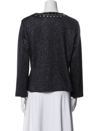 St. John Wool Tweed Pattern Evening Jacket