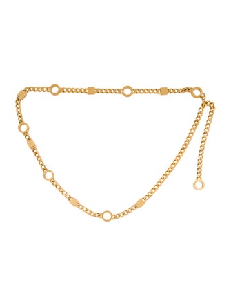 St. John Skinny Metal Chain-Link Belt
