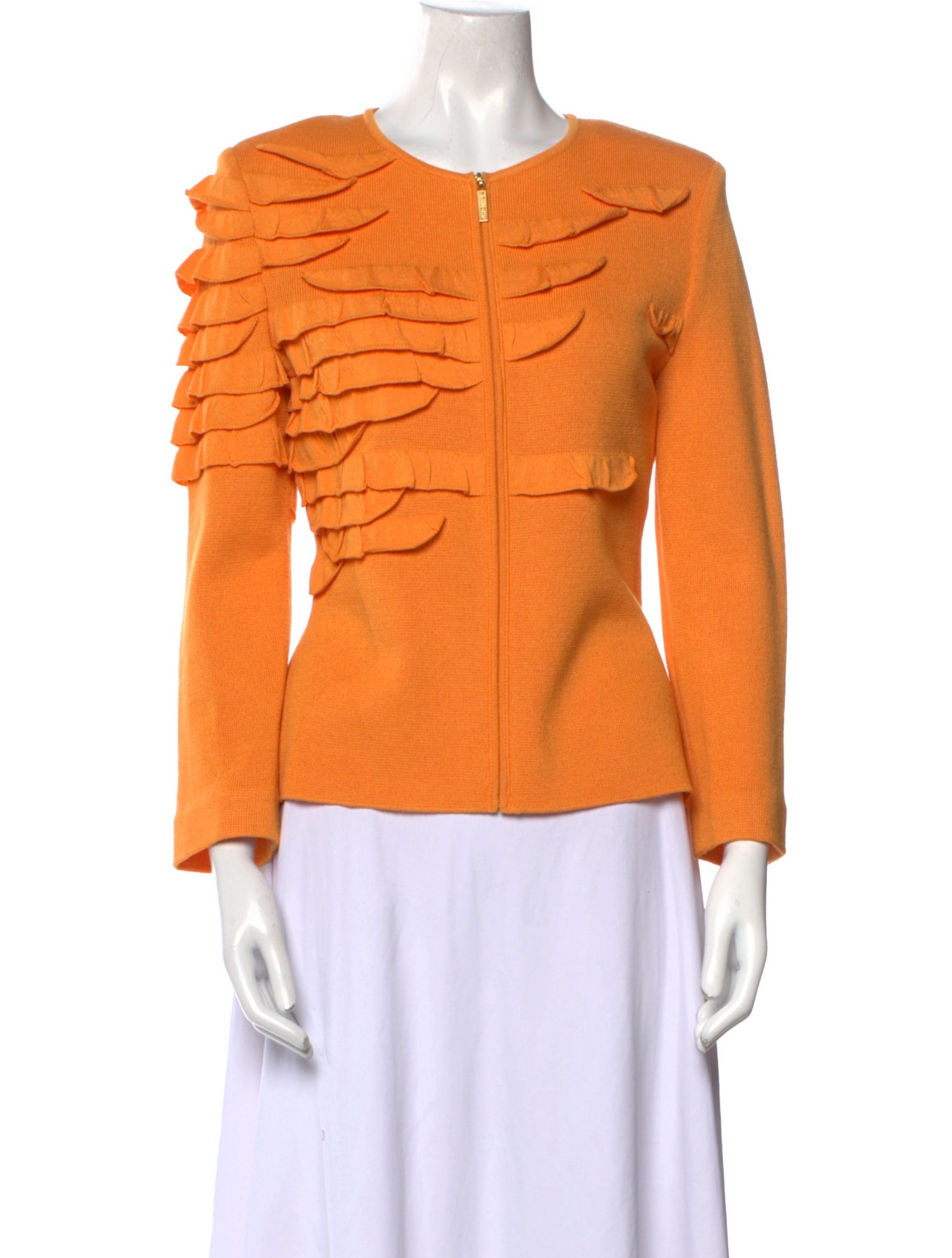 St. John Wool Crew Neck Blouse