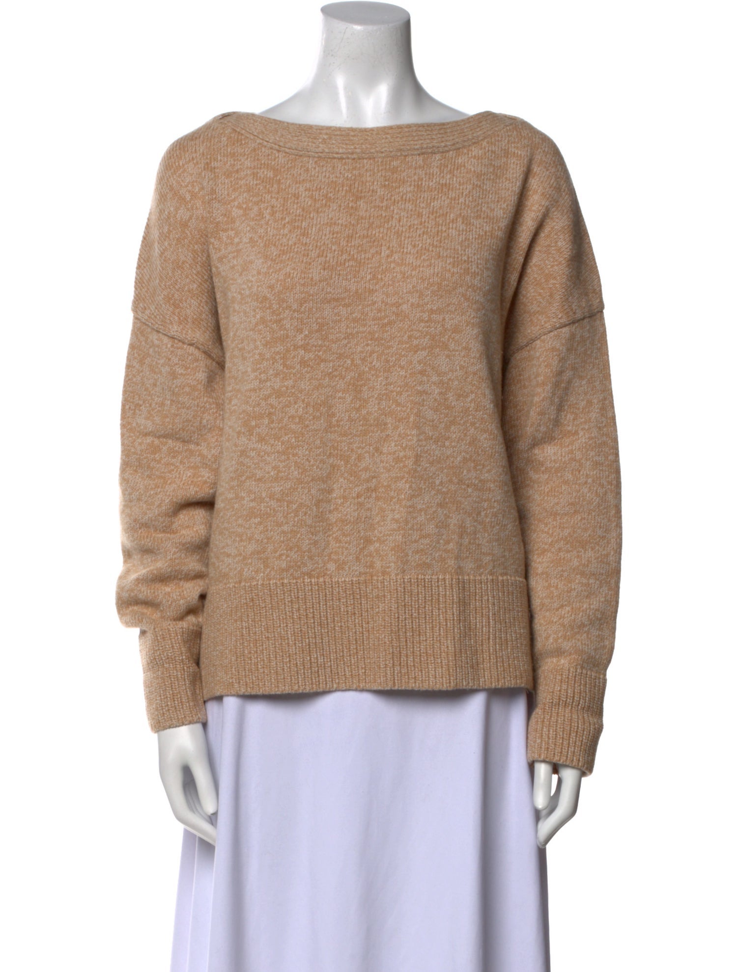 St. John Cashmere Bateau Neckline Sweater